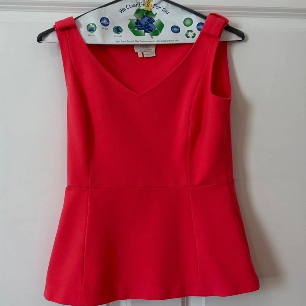 Kate Spade Peplum Bow Top, 0
